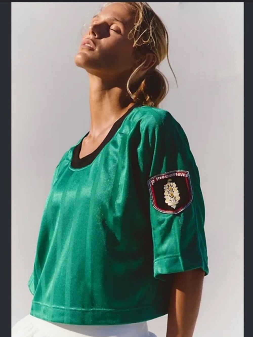 🍁 NWOT| FP Movement ♡ Match Day USA Jersey in Evergreen
